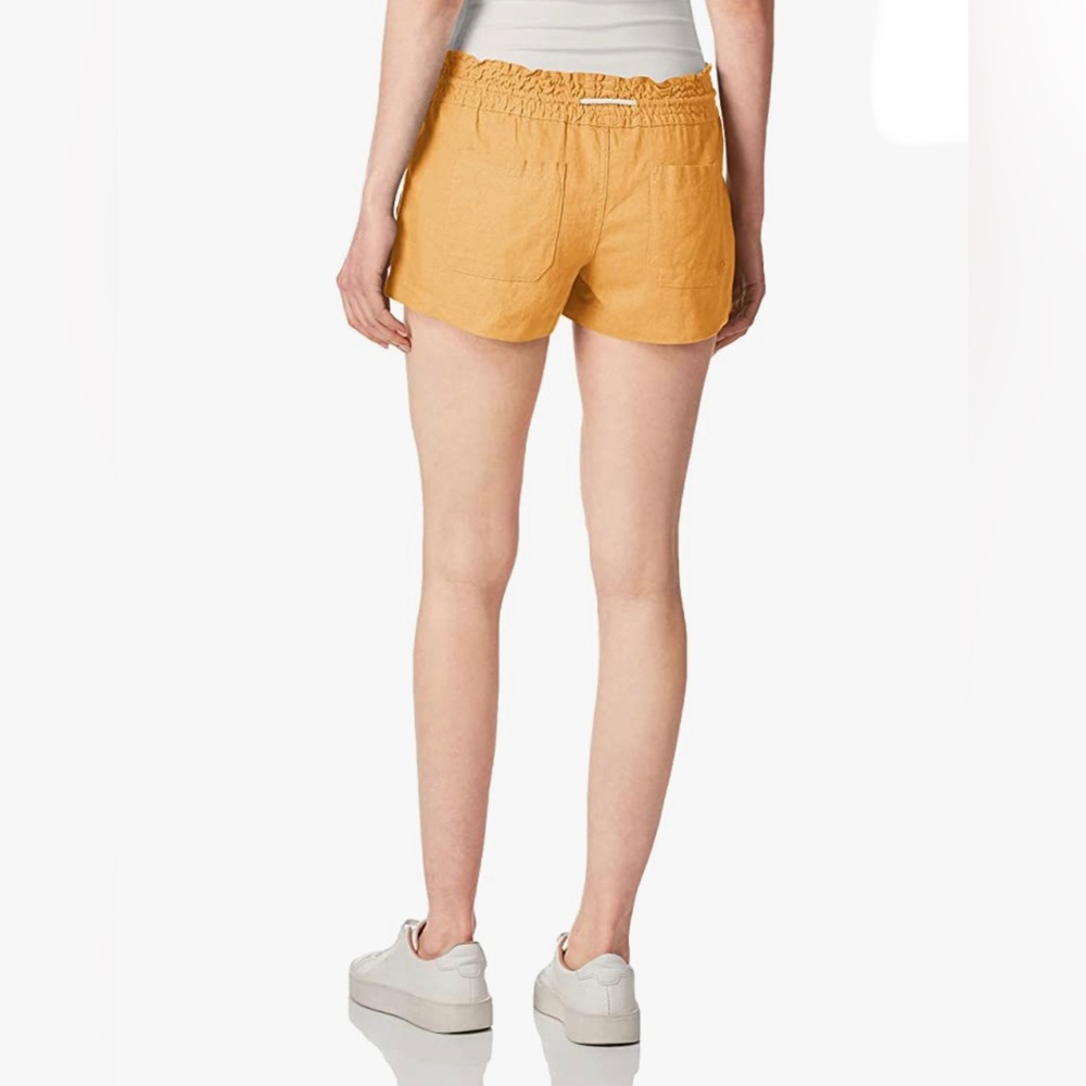 Roxy Women's Oceanside Beach Short with waist drawstring orange . Size L !! - Picture 2 of 13